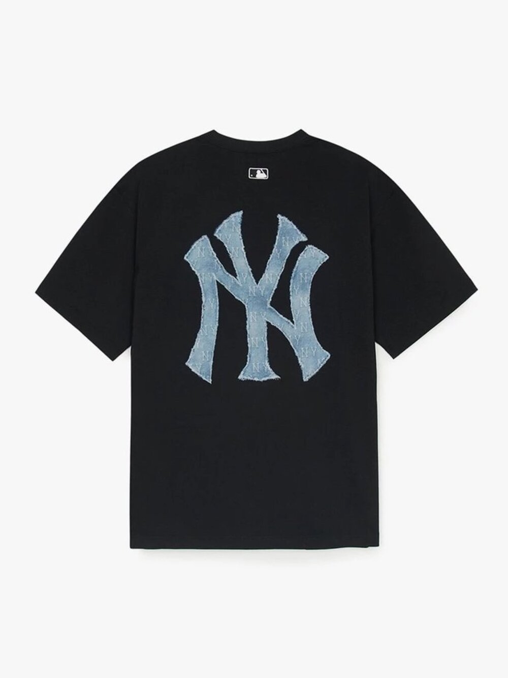 MLB Unisex Short Sleeve T-Shirt | Denim-Like Monogram Big Lux Tee - Picture 3 of 7